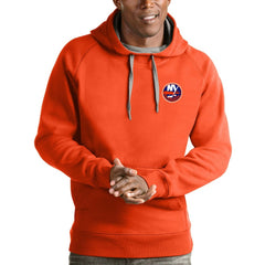 New York Islanders Antigua Victory Pullover Hoodie - Orange - NHL 4572227