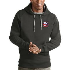New York Islanders Antigua Victory Pullover Hoodie - Charcoal - NHL 4572229