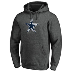 Dallas Cowboys Primary Logo Fitted Pullover Hoodie Charcoal