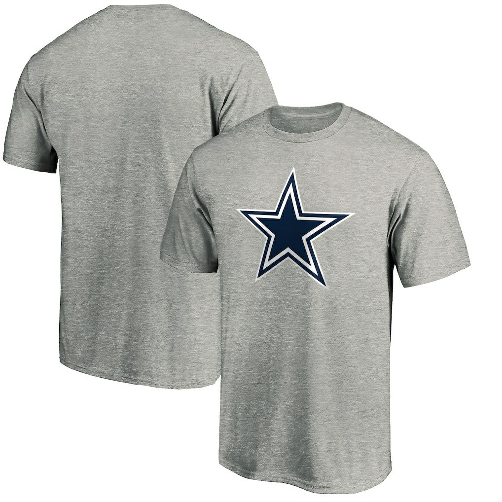 Fanatics Dallas Cowboys Primary Logo T-Shirt Heather Gray