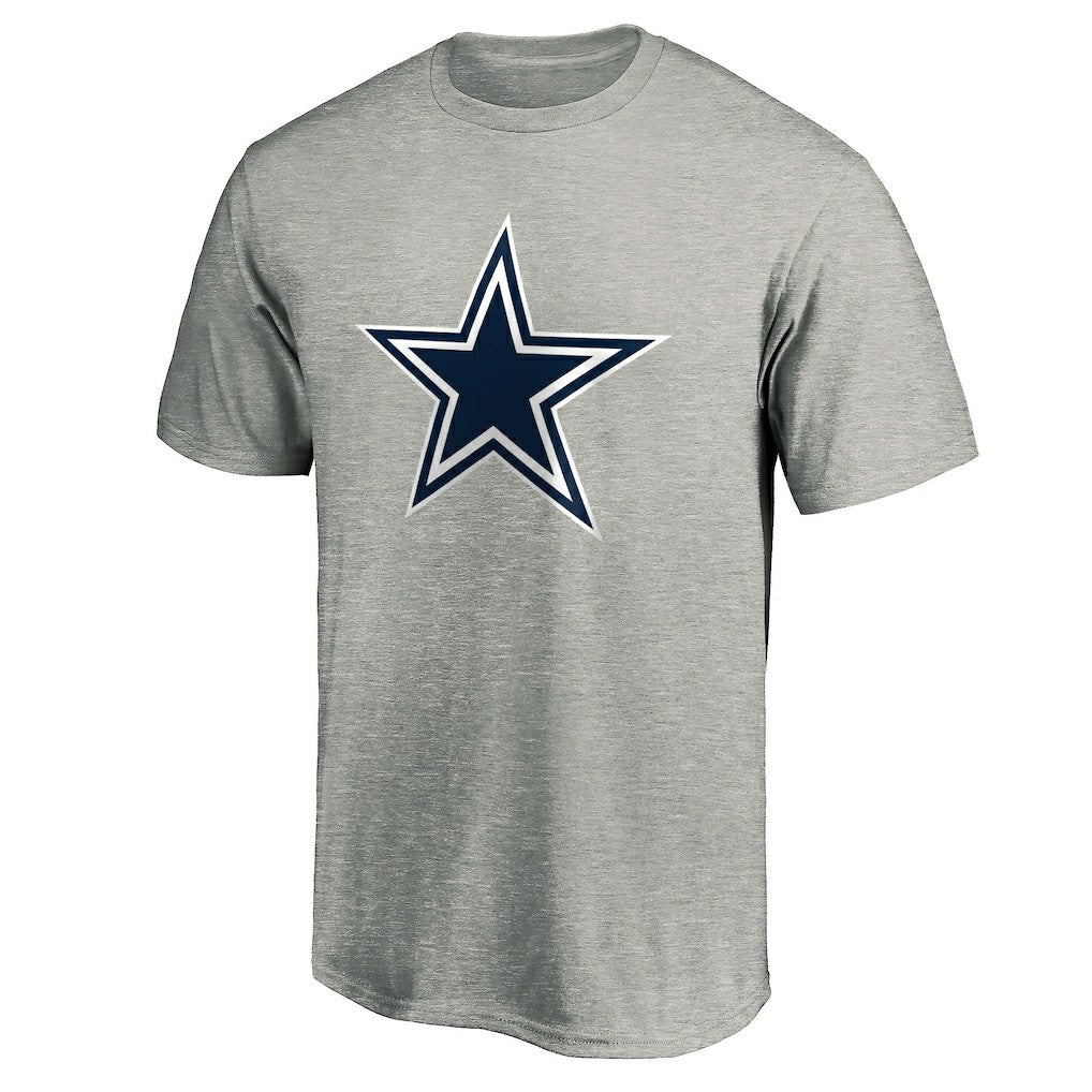 Fanatics Dallas Cowboys Primary Logo T-Shirt Heather Gray