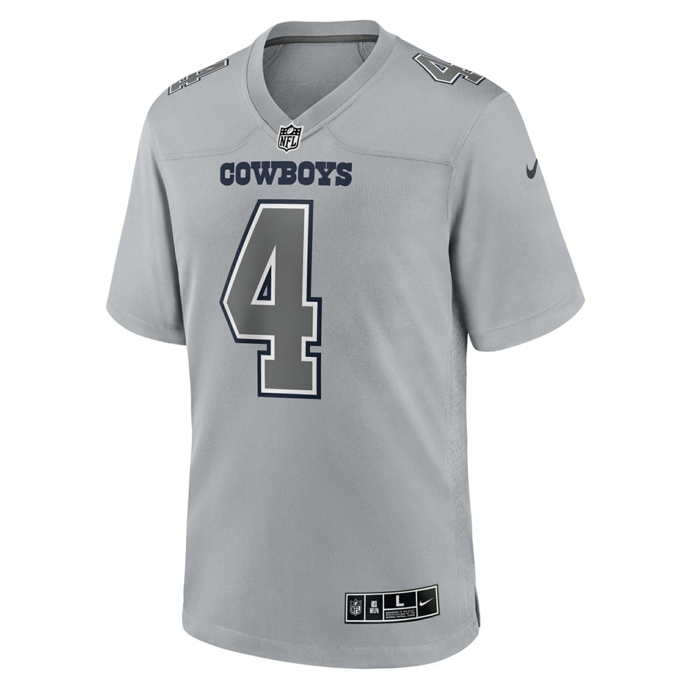 Nike Dak Prescott Dallas Cowboys Atmosphere Fashion Game Jersey Gray
