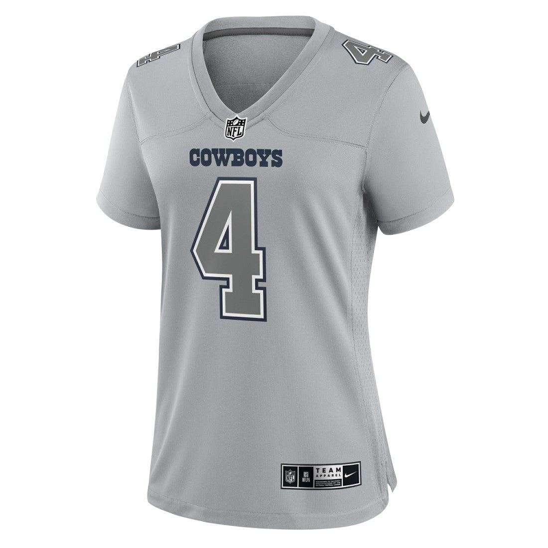 Nike Dak Prescott Dallas Cowboys Women's Atmosphere Fashion Game Jersey Gray