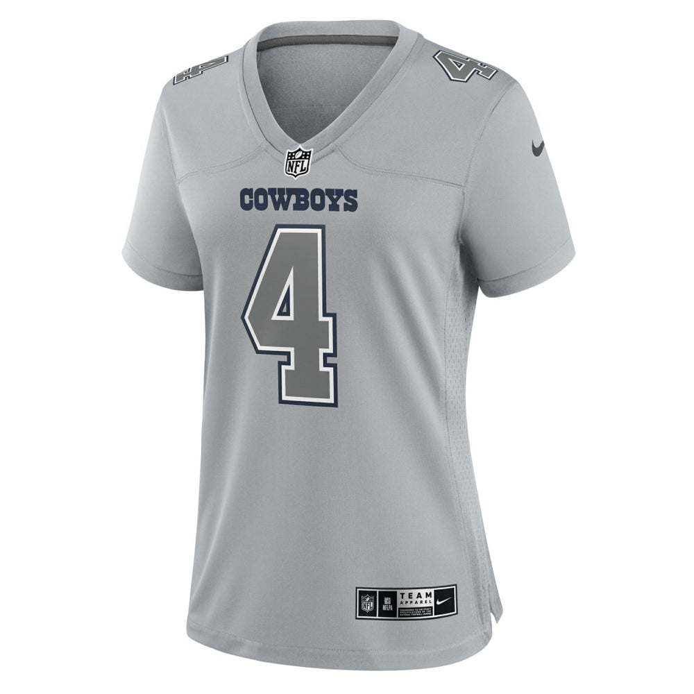 Nike Dak Prescott Dallas Cowboys Women's Atmosphere Fashion Game Jersey Gray