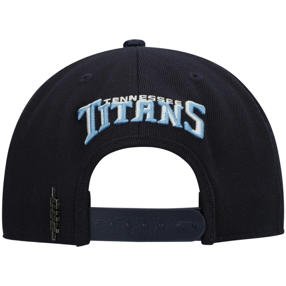 Tennessee Titans Pro Standard Logo II Snapback Hat Navy