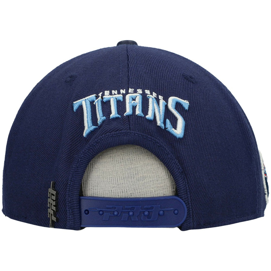 Tennessee Titans Pro Standard Stacked Snapback Hat Navy