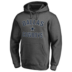 Dallas Cowboys Victory Arch Team Fitted Pullover Hoodie Charcoal
