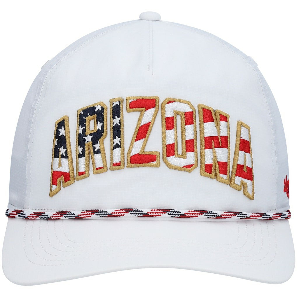 47 brand Arizona Cardinals '47 Hitch Stars and Stripes Trucker Adjustable Hat White