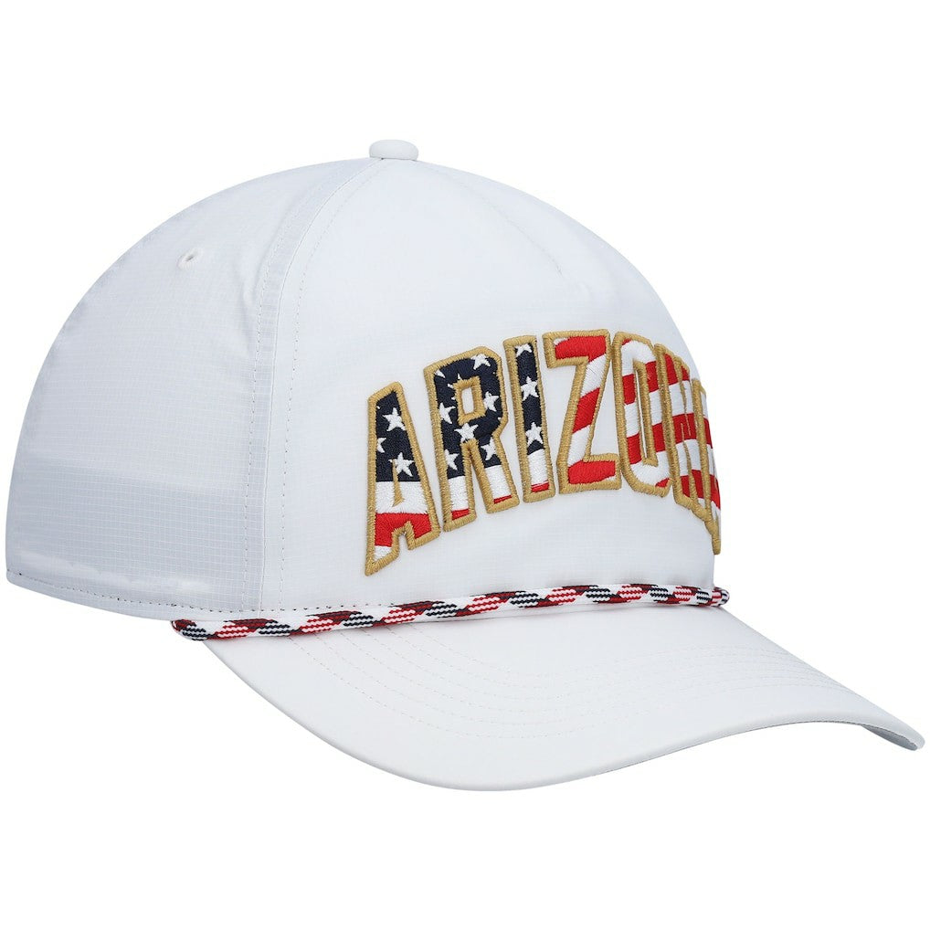 47 brand Arizona Cardinals '47 Hitch Stars and Stripes Trucker Adjustable Hat White