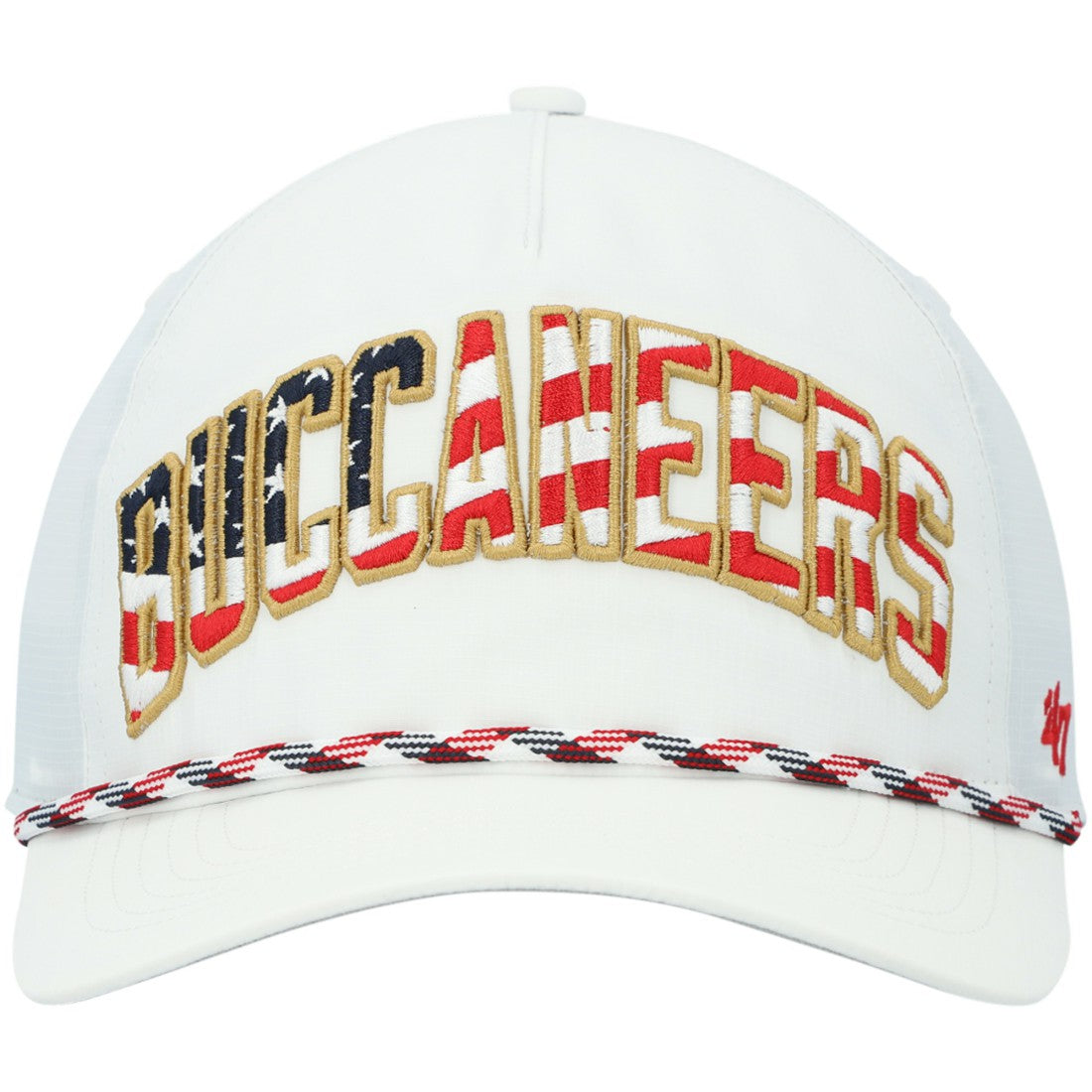 47 brand Tampa Bay Buccaneers '47 Hitch Stars and Stripes Trucker Adjustable Hat White