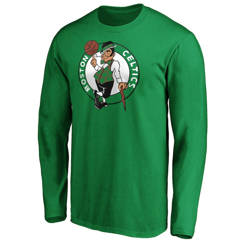 Jaylen Brown Boston Celtics Playmaker Name & Number Long Sleeve T-Shirt Kelly Green