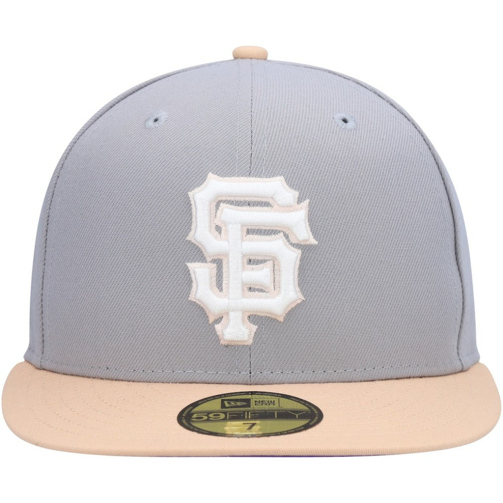 San Francisco Giants New Era 2007 MLB All-Star Game Purple Undervisor 59FIFTY Fitted Hat - Gray/Peach - New Era Online