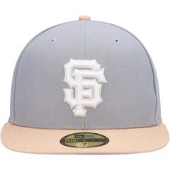 San Francisco Giants New Era 2007 MLB All-Star Game Purple Undervisor 59FIFTY Fitted Hat - Gray/Peach - New Era Online