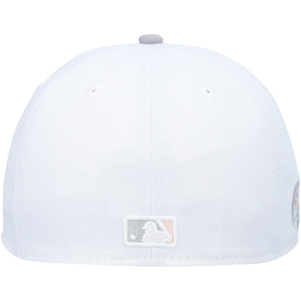 Colorado Rockies New Era 2007 World Series Side Patch Undervisor 59FIFTY Fitted Hat - White/Gray - New Era Lifestyle