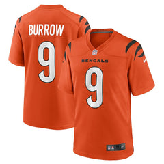 Nike Joe Burrow Cincinnati Bengals Alternate Game Jersey Orange