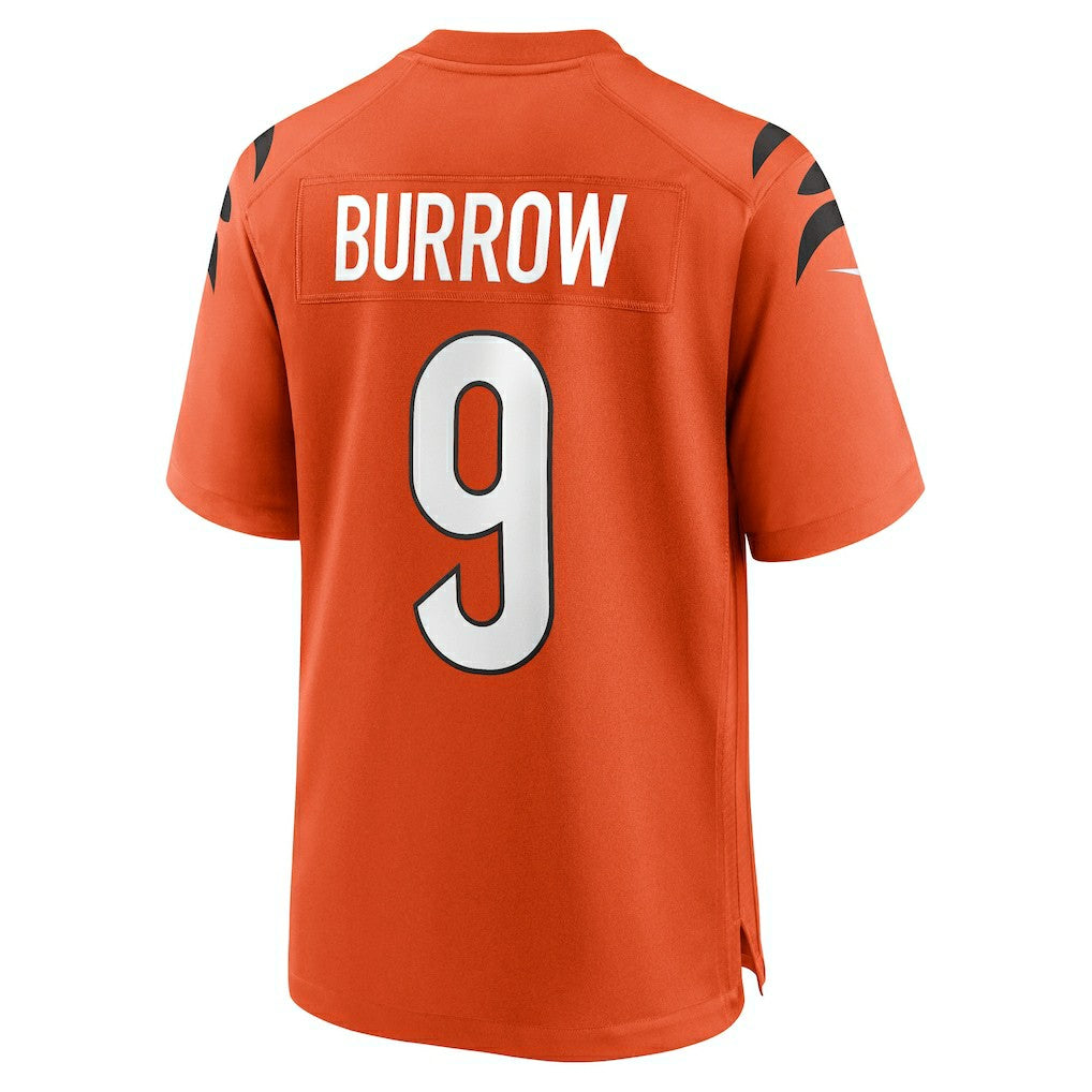 Nike Joe Burrow Cincinnati Bengals Alternate Game Jersey Orange