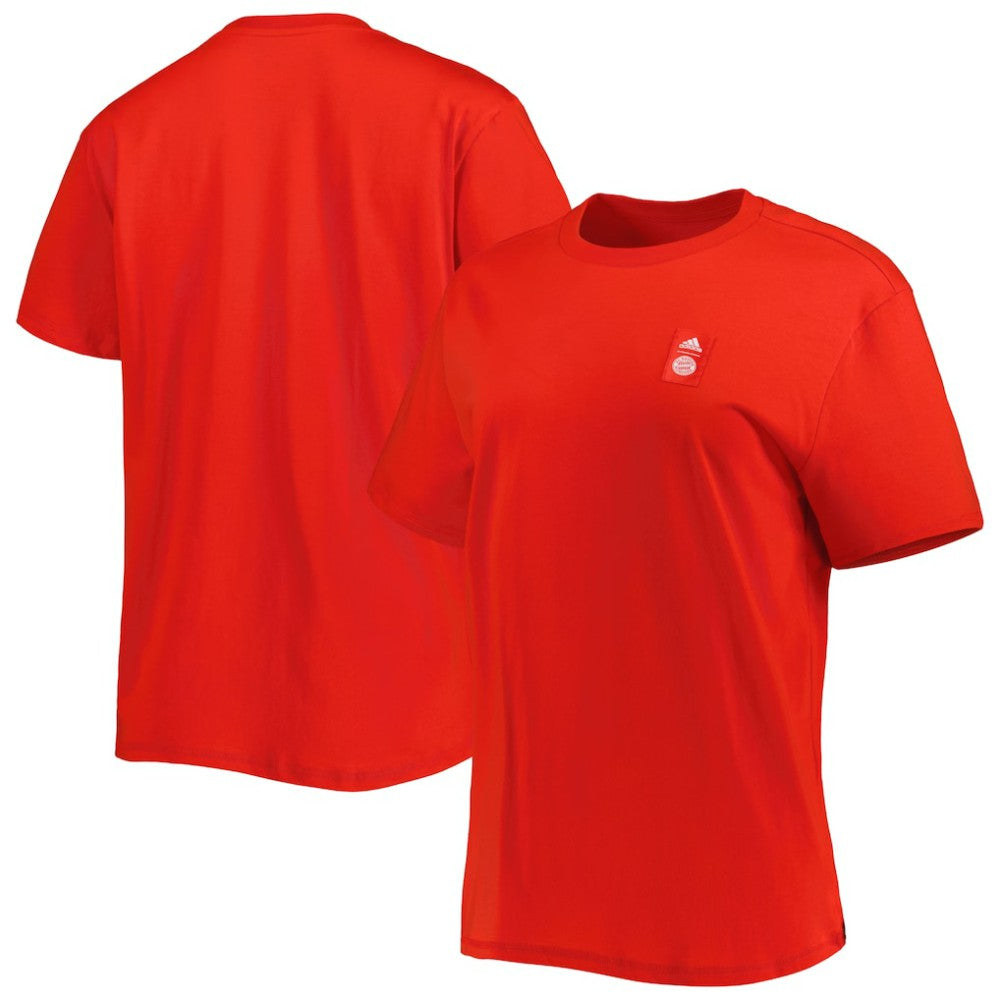 Bayern Munich Women's DNA T-Shirt Red - Adidas cheap