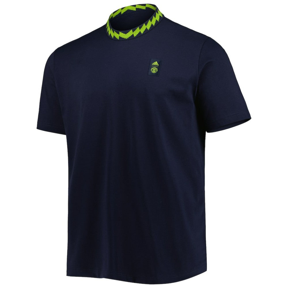 Manchester United Lifestyle T-Shirt Navy - Adidas for sale