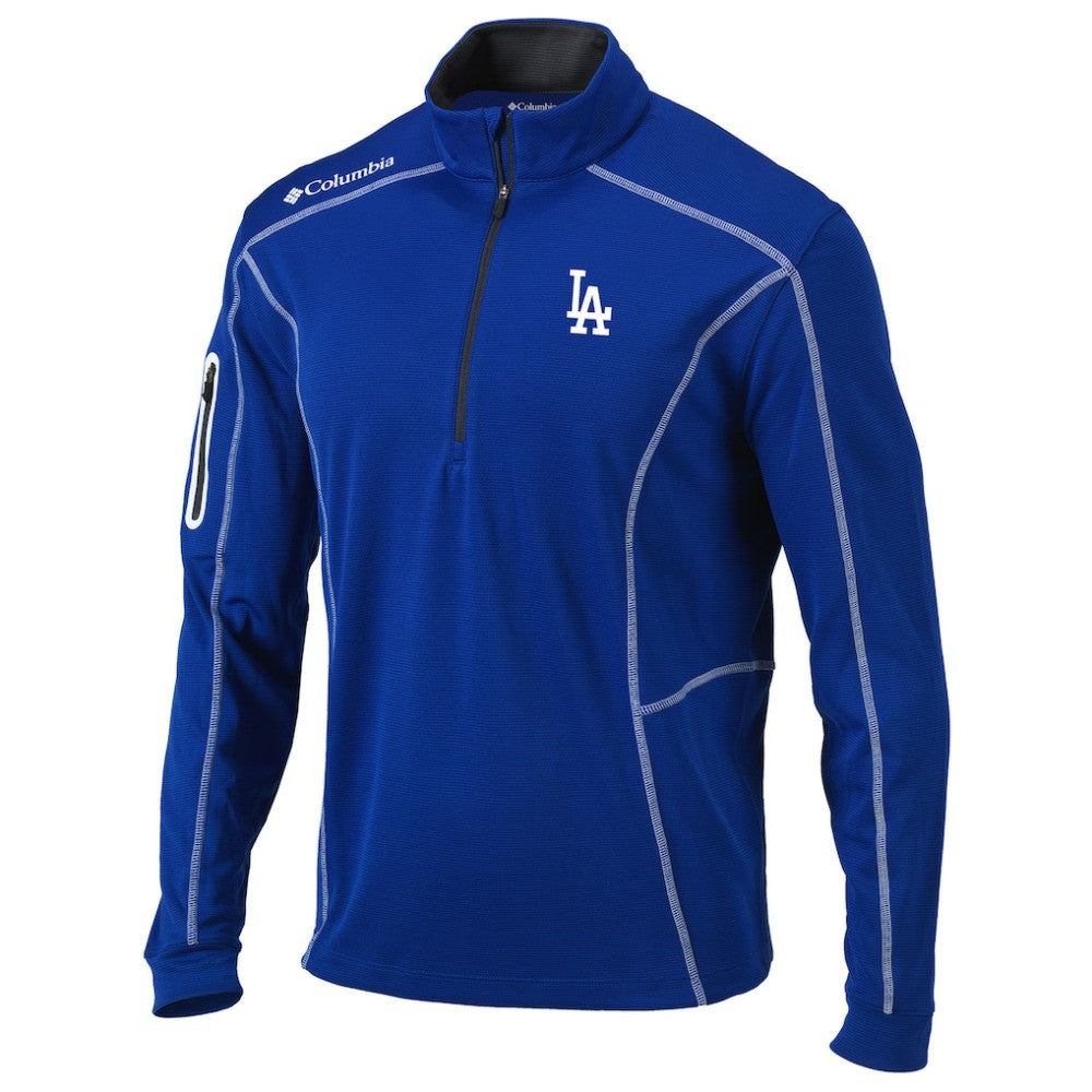 Los Angeles Dodgers Columbia Shotgun Omni-Wick Quarter-Zip Pullover Jacket - Royal - Columbia Online