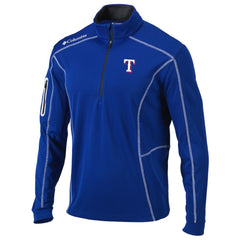 Texas Rangers Columbia Shotgun Omni-Wick Quarter-Zip Pullover Jacket - Royal - Columbia Lifestyle