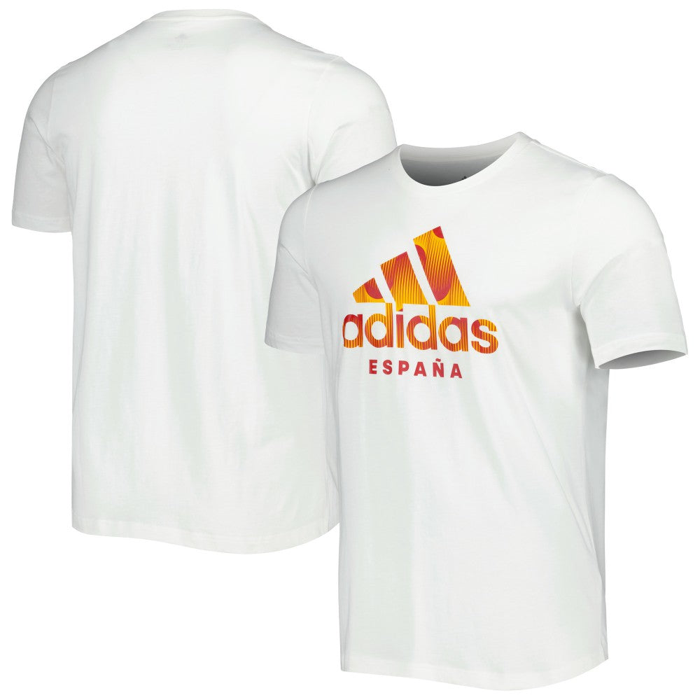 Spain National Team DNA Graphic T-Shirt White - Adidas Discount