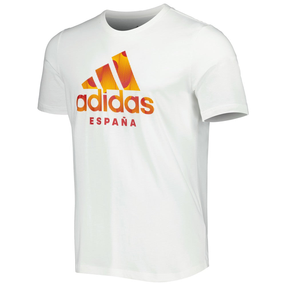 Spain National Team DNA Graphic T-Shirt White - Adidas Discount