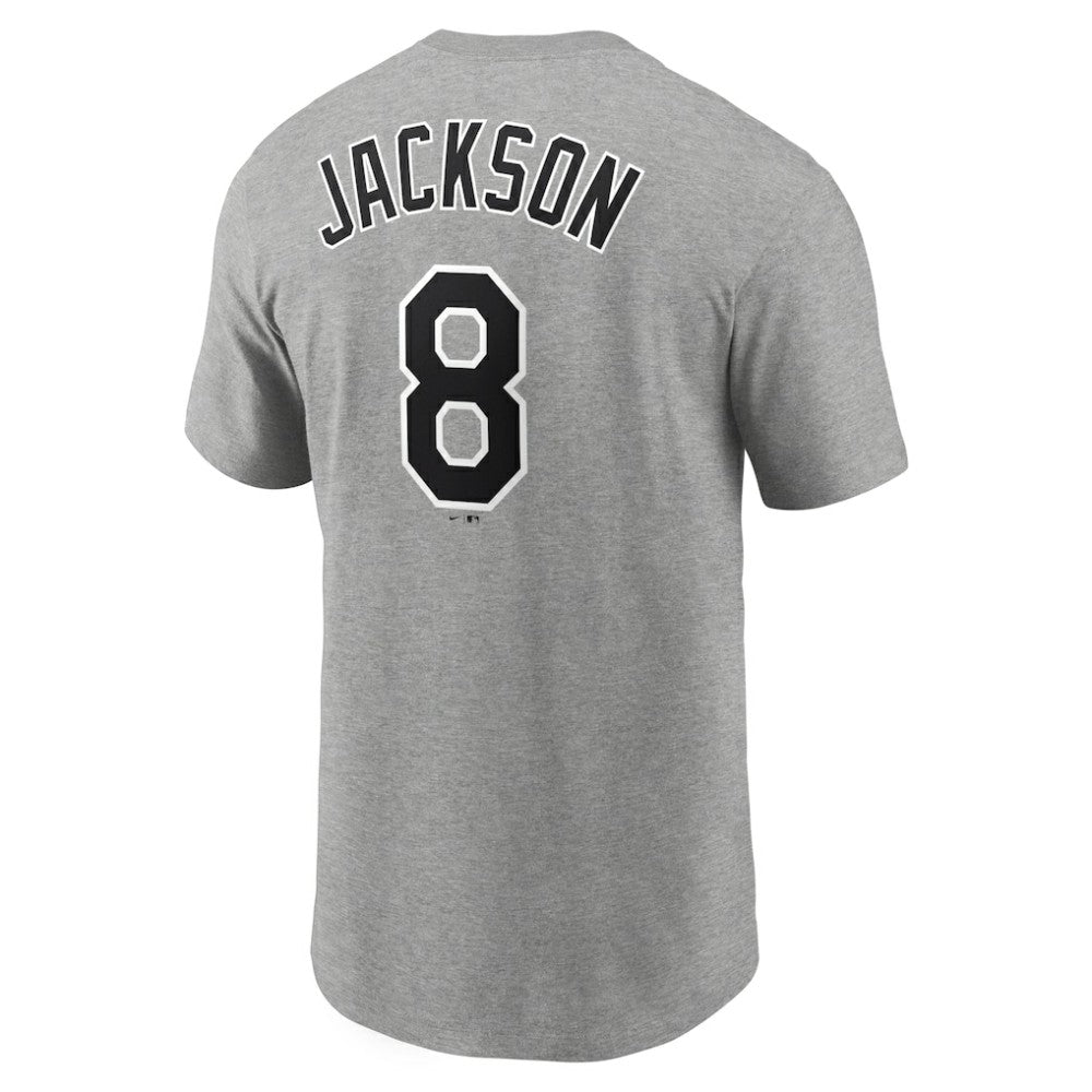 Bo Jackson Chicago White Sox Nike Cooperstown Collection Name & Number T-Shirt - Heathered Gray - Nike Sale