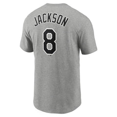 Bo Jackson Chicago White Sox Nike Cooperstown Collection Name & Number T-Shirt - Heathered Gray - Nike Sale