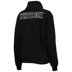 Chicago White Sox The Wild Collective Women's Two-Hit Quarter-Zip Pullover Top - Black - MLB on Sale