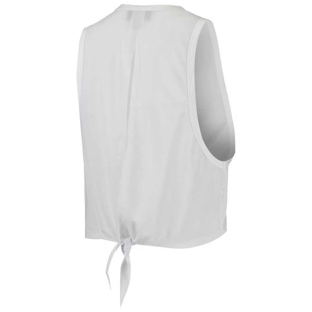 Chicago White Sox The Wild Collective Women's Open Back Twist-Tie Tank Top - White - MLB Lifestyle