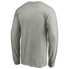 Chicago Bulls Primary Team Logo Long Sleeve T-Shirt Heathered Gray