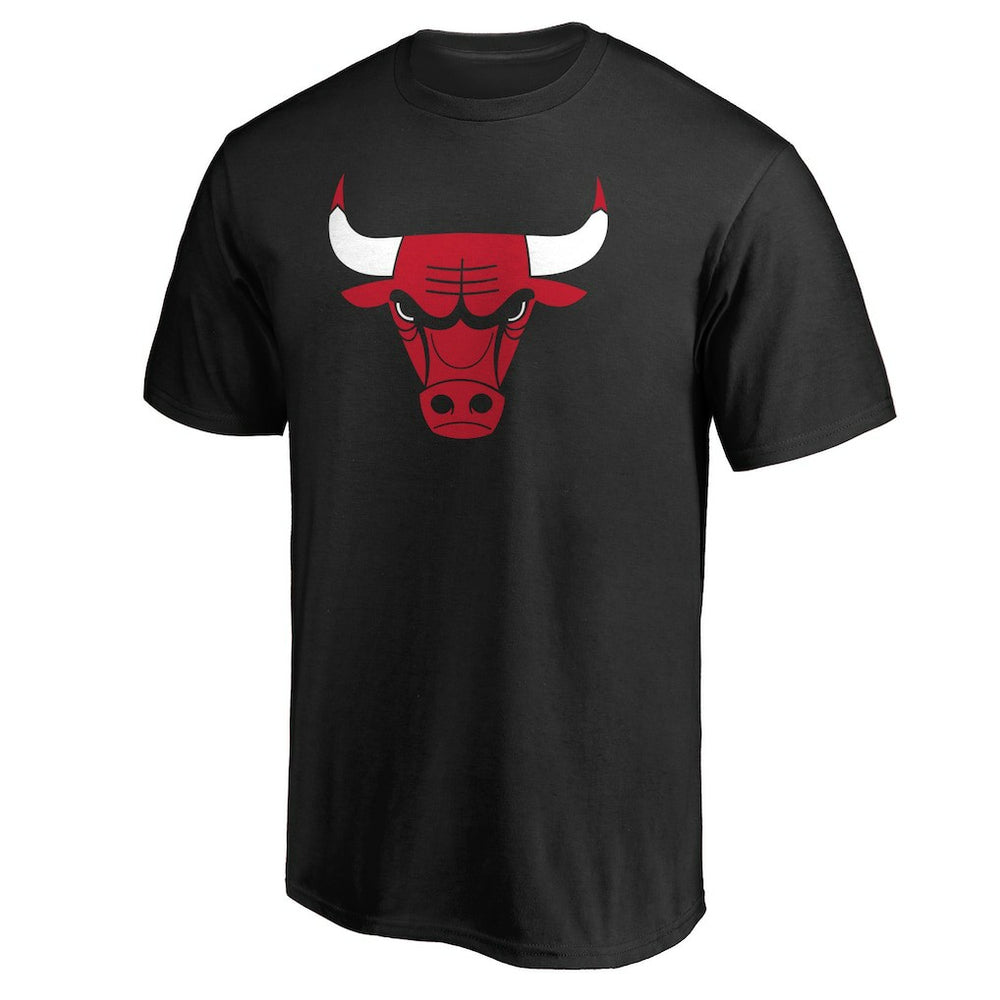 Chicago Bulls Primary Mascot Logo T-Shirt Black
