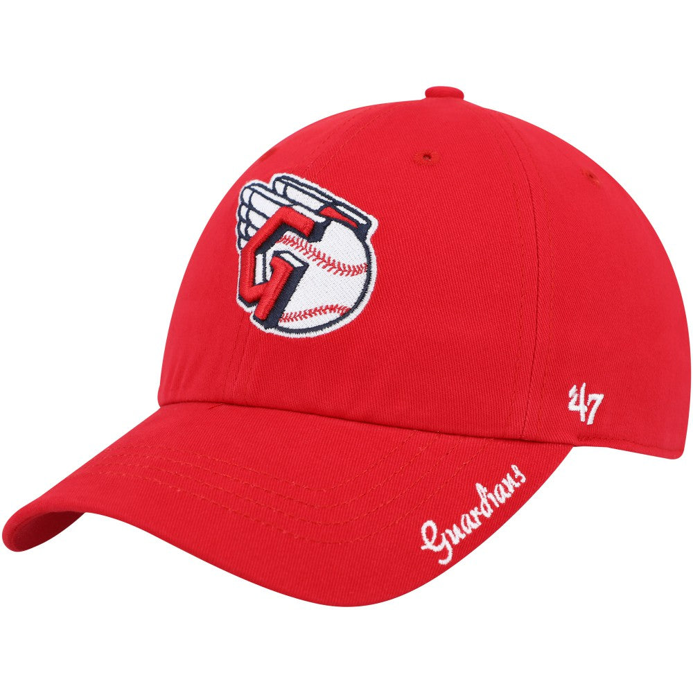 Cleveland Guardians '47 Women's Team Miata Clean Up Adjustable Hat - Red - 47 brand Sale