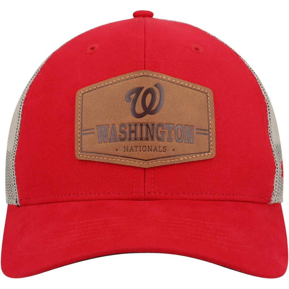 Washington Nationals '47 Rawhide Trucker Snapback Hat - Red/Natural - 47 brand Sale