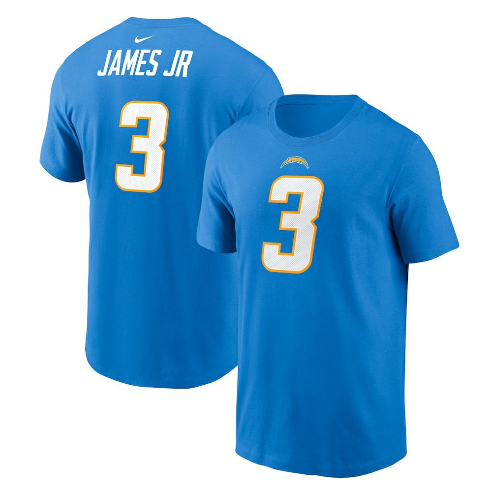 Nike Derwin James Jr. Los Angeles Chargers Player Name & Number T-Shirt Powder Blue