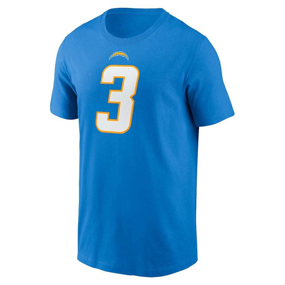 Nike Derwin James Jr. Los Angeles Chargers Player Name & Number T-Shirt Powder Blue