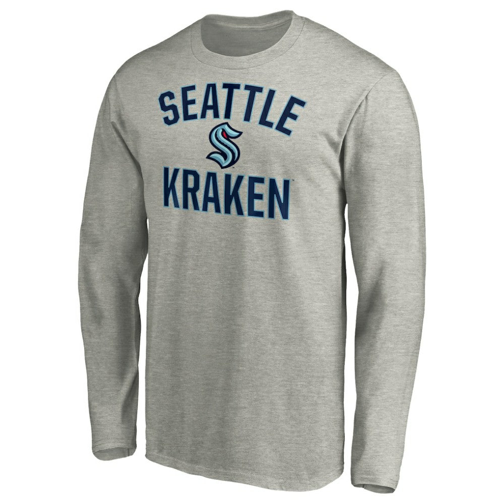 Seattle Kraken Victory Arch Long Sleeve T-Shirt - Heathered Gray - NHL 4619593