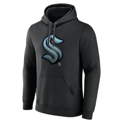 Seattle Kraken Midnight Mascot Pullover Hoodie - Black - NHL 4619616