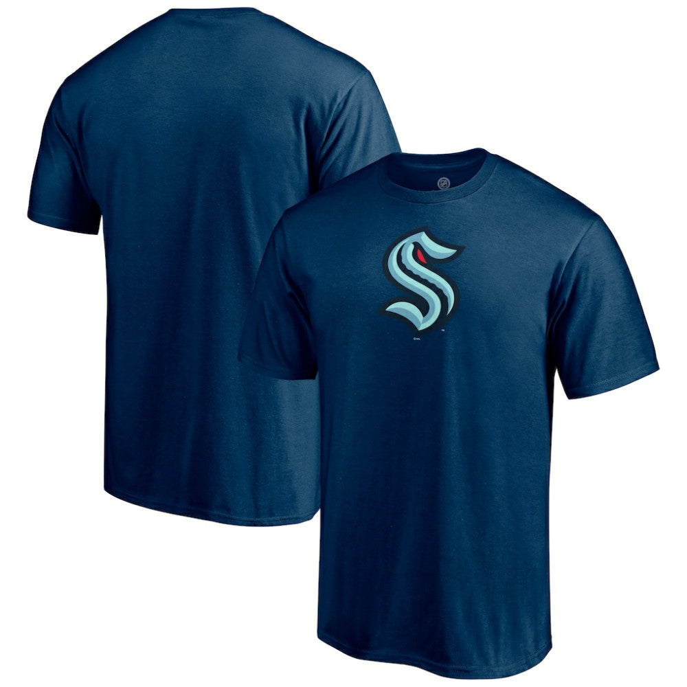 Seattle Kraken Primary Logo T-Shirt - Deep Sea Blue - NHL 4619638