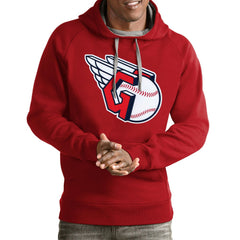 Cleveland Guardians Antigua Team Victory Pullover Hoodie - Red - MLB Sale