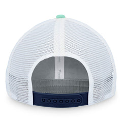 Seattle Kraken Fanatics Iconic Gradient Trucker Snapback Hat - Deep Sea Blue/White - NHL 4625761