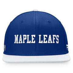 Toronto Maple Leafs Fanatics Iconic Color Blocked Snapback Hat - Blue/White - NHL 4625822