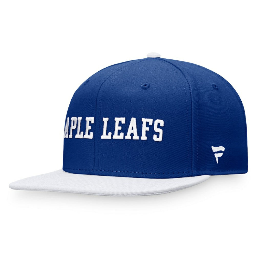 Toronto Maple Leafs Fanatics Iconic Color Blocked Snapback Hat - Blue/White - NHL 4625822