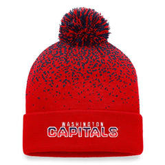 Washington Capitals Fanatics Iconic Gradient Cuffed Knit Hat with Pom - Red - NHL 4630239