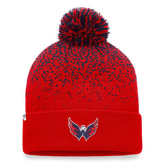 Washington Capitals Fanatics Iconic Gradient Cuffed Knit Hat with Pom - Red - NHL 4630239