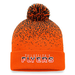 Philadelphia Flyers Fanatics Iconic Gradient Cuffed Knit Hat with Pom - Orange - NHL 4630247