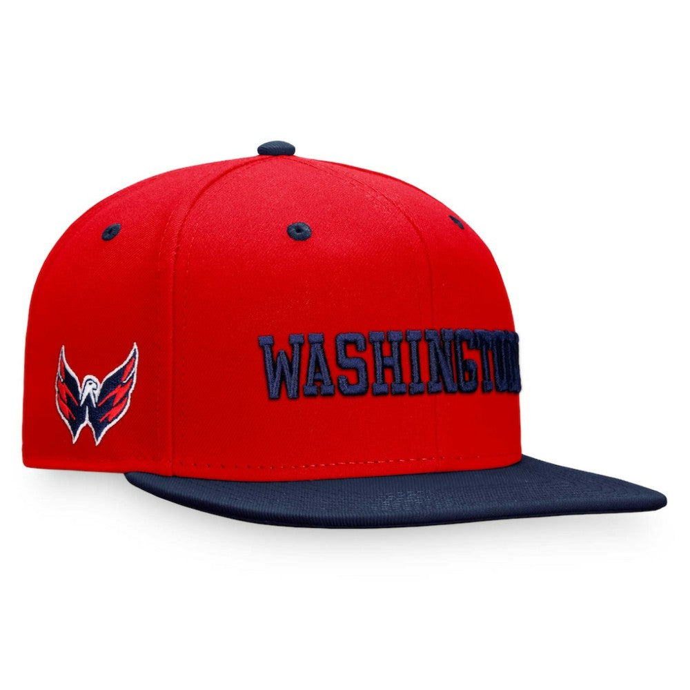 Washington Capitals Fanatics Heritage City Two-Tone Snapback Hat - Red/Navy - NHL 4631492