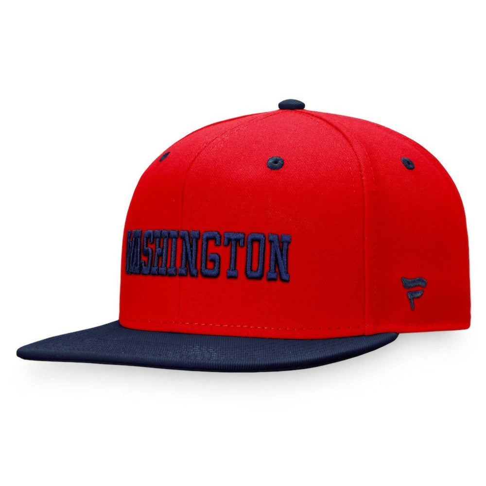 Washington Capitals Fanatics Heritage City Two-Tone Snapback Hat - Red/Navy - NHL 4631492