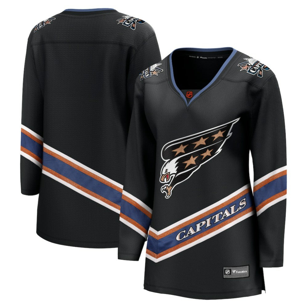 Washington Capitals Fanatics Women's Special Edition 2.0 Breakaway Blank Jersey - Black - NHL 4631872