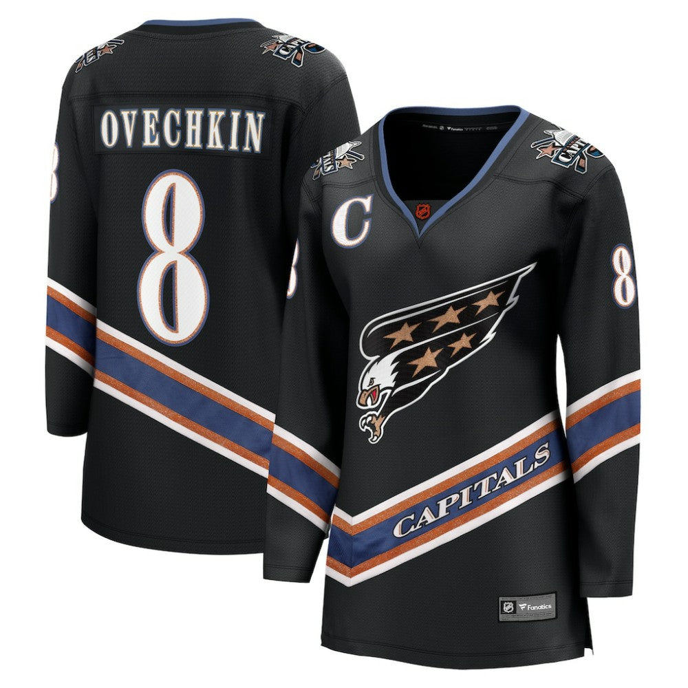 Alexander Ovechkin Washington Capitals Fanatics Women's Special Edition 2.0 Breakaway Player Jersey - Black - NHL 4632187